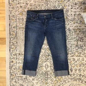C of H crop  jeans